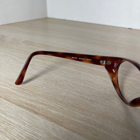 Vintage Ray-Ban Rituals RB2034 QRBM W3065 Sunglasses FRAMES ONLY Tortoise Shell - Picture 6 of 10